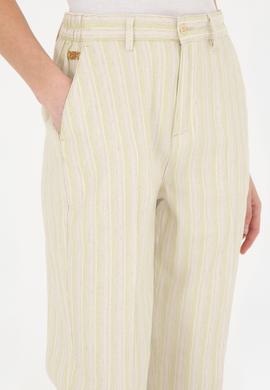 Kadın Fıstık Yeşili Kanvas Pantolon - 50281789017