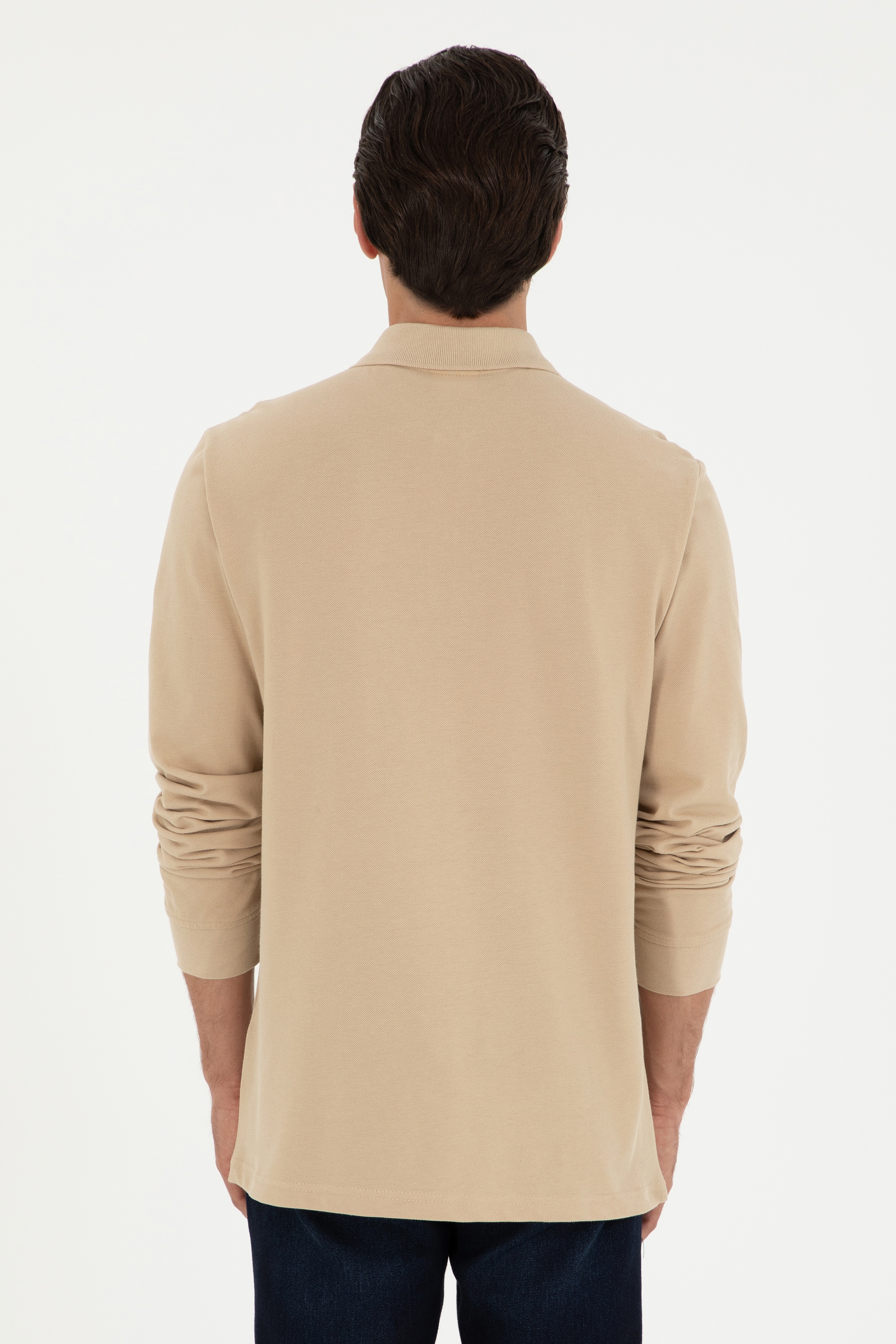 Erkek Kum Basic Sweatshirt - Image 5
