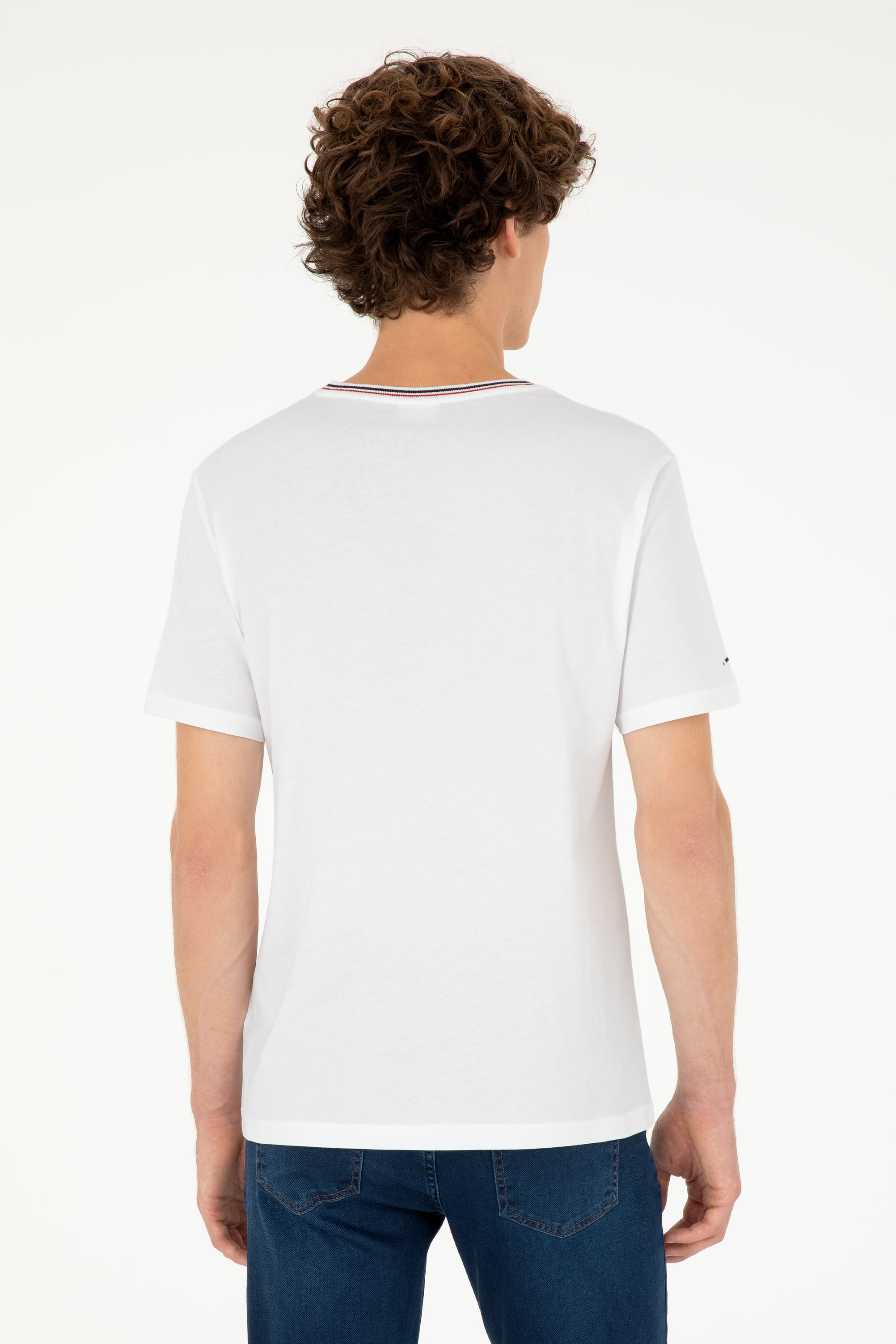 تی شرت یقه گرد آستین کوتاه رگولار یقه گرد مردانه یو اس پولو | U.S. Polo Assn. - تصویر 5