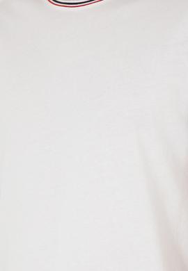 Erkek Regular Fit Bisiklet Yaka Beyaz Tişört - 50294289018