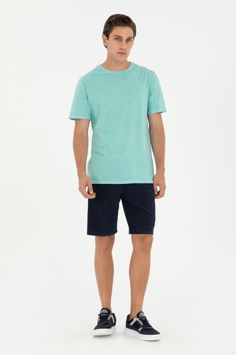 Erkek Lacivert Örme Şort - 50282010027