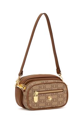 Kadın Koyu Bej Çapraz Çanta - 50294501004