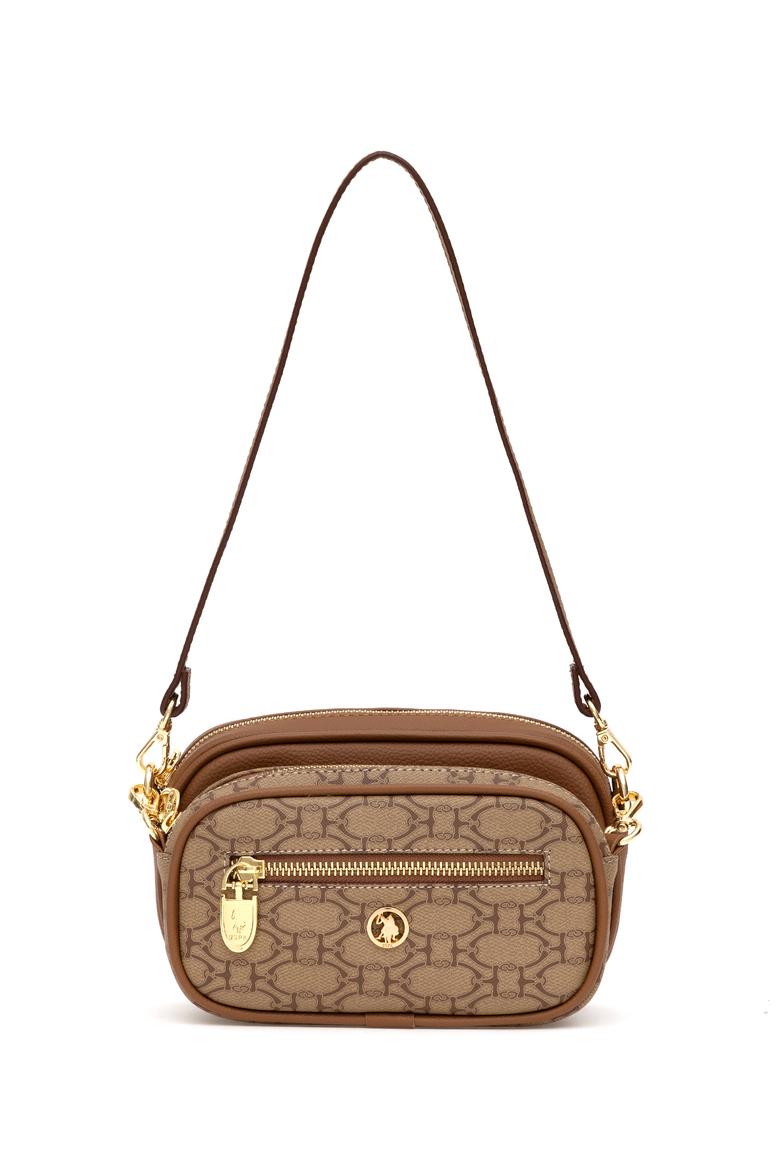 Kadın Koyu Bej Çapraz Çanta