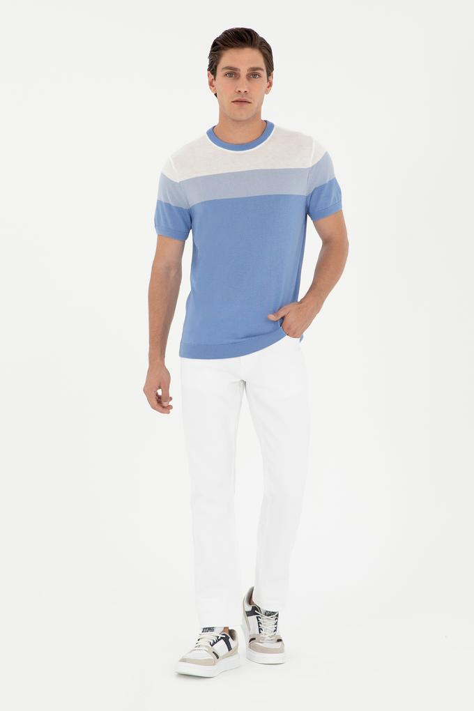 Erkek Beyaz Jean Pantolon