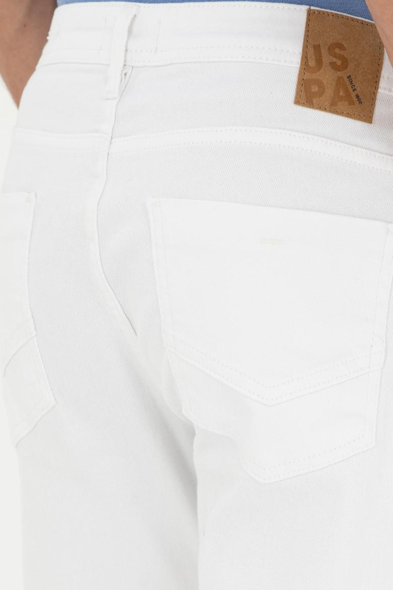 Erkek Beyaz Jean Pantolon - 50281113032