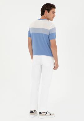 Erkek Beyaz Jean Pantolon - 50281113032