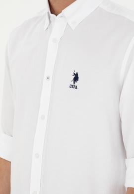 Erkek Beyaz Uzun Kollu Basic Gömlek - 50293427030