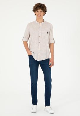 Erkek Taş Uzun Kollu Gömlek - 50288663021