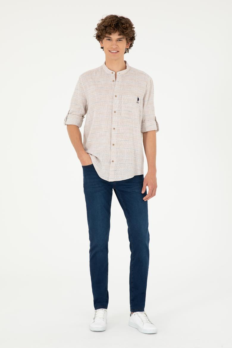 Erkek Taş Uzun Kollu Gömlek - 50288663021