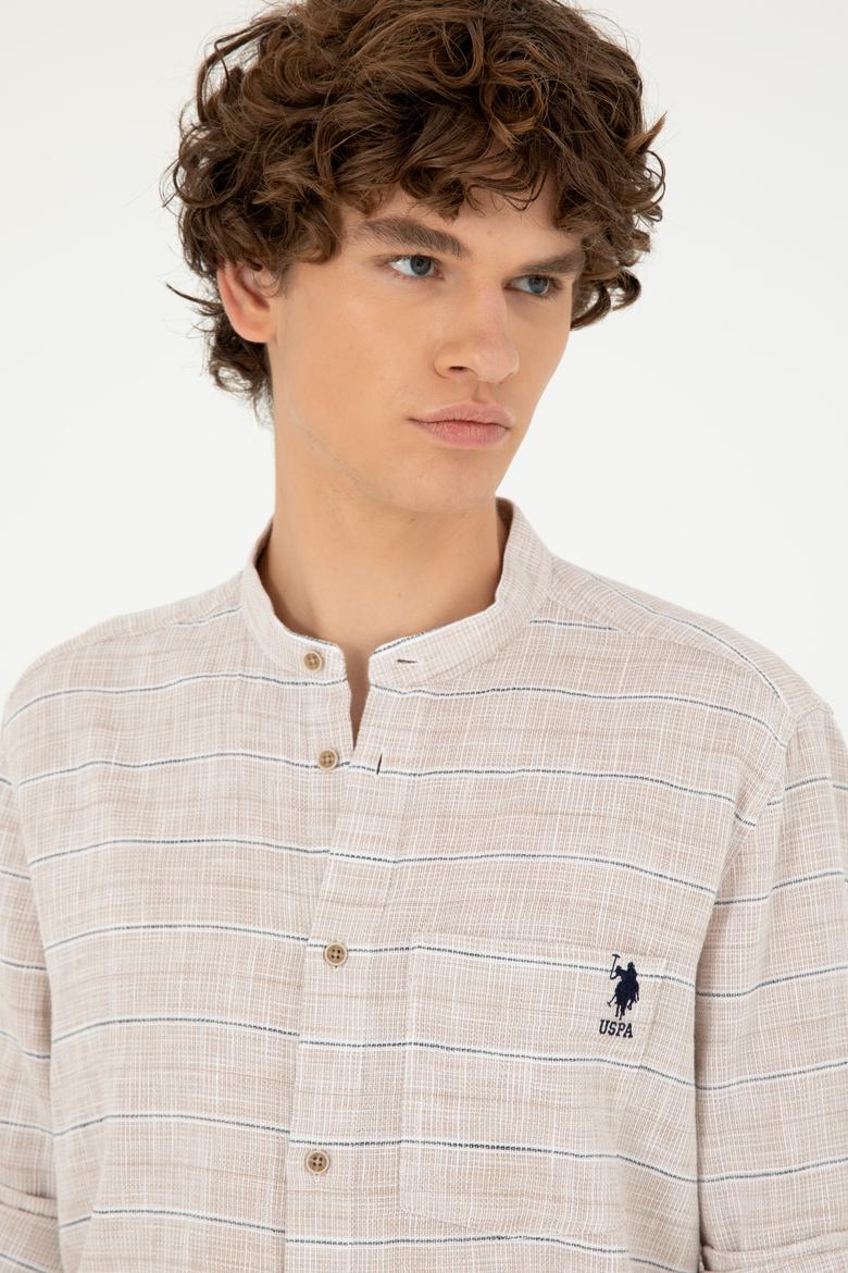 Erkek Taş Uzun Kollu Gömlek - 50288663021