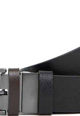 Erkek Çift Taraflı Siyah Kemer - 50294696010