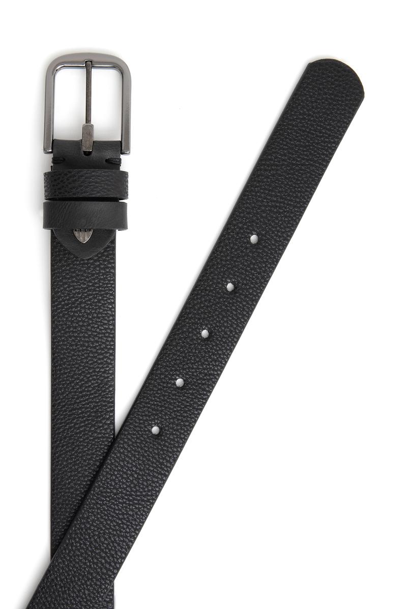 Erkek Çift Taraflı Siyah Kemer