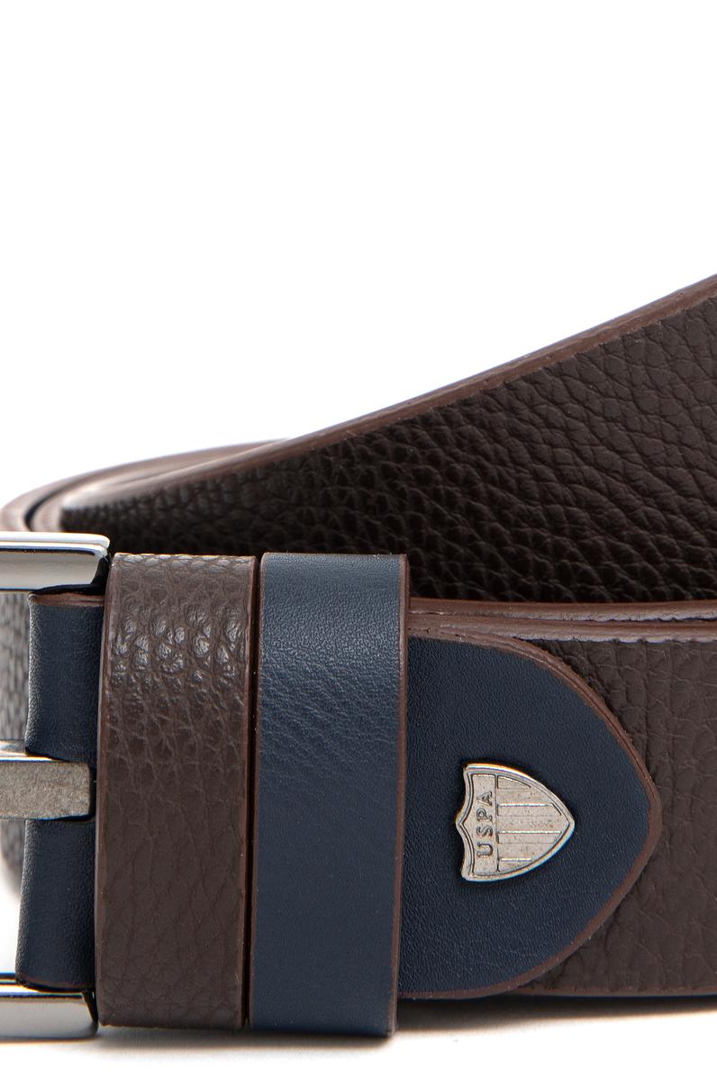 Erkek Çift Taraflı Kahverengi Kemer