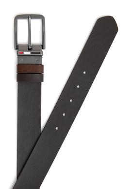 Erkek Çift Taraflı Koyu Kahverengi Kemer - 50294702036