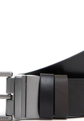 Erkek Çift Taraflı Siyah Kemer - 50294699019