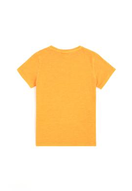 Erkek Çocuk Turuncu Bisiklet Yaka Tişört - 50279594027