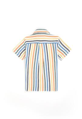 Erkek Çocuk Lacivert Kısa Kollu Gömlek - 50283882022