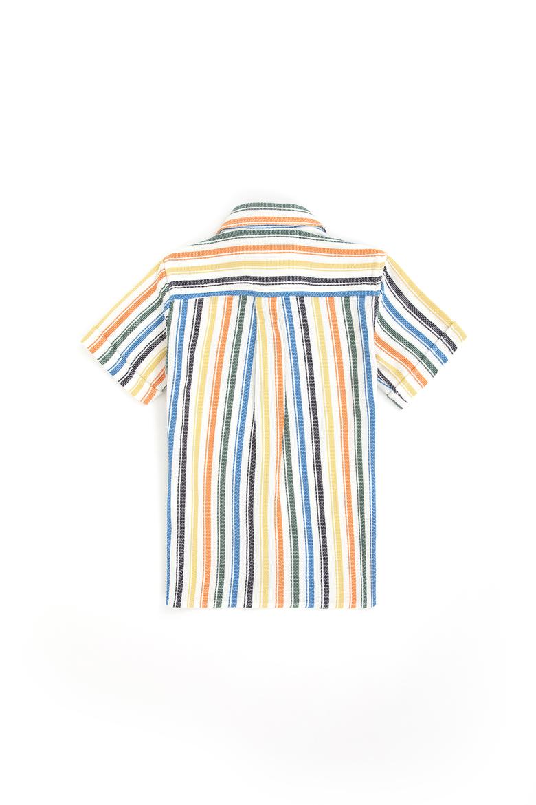 Erkek Çocuk Lacivert Kısa Kollu Gömlek - 50283882022