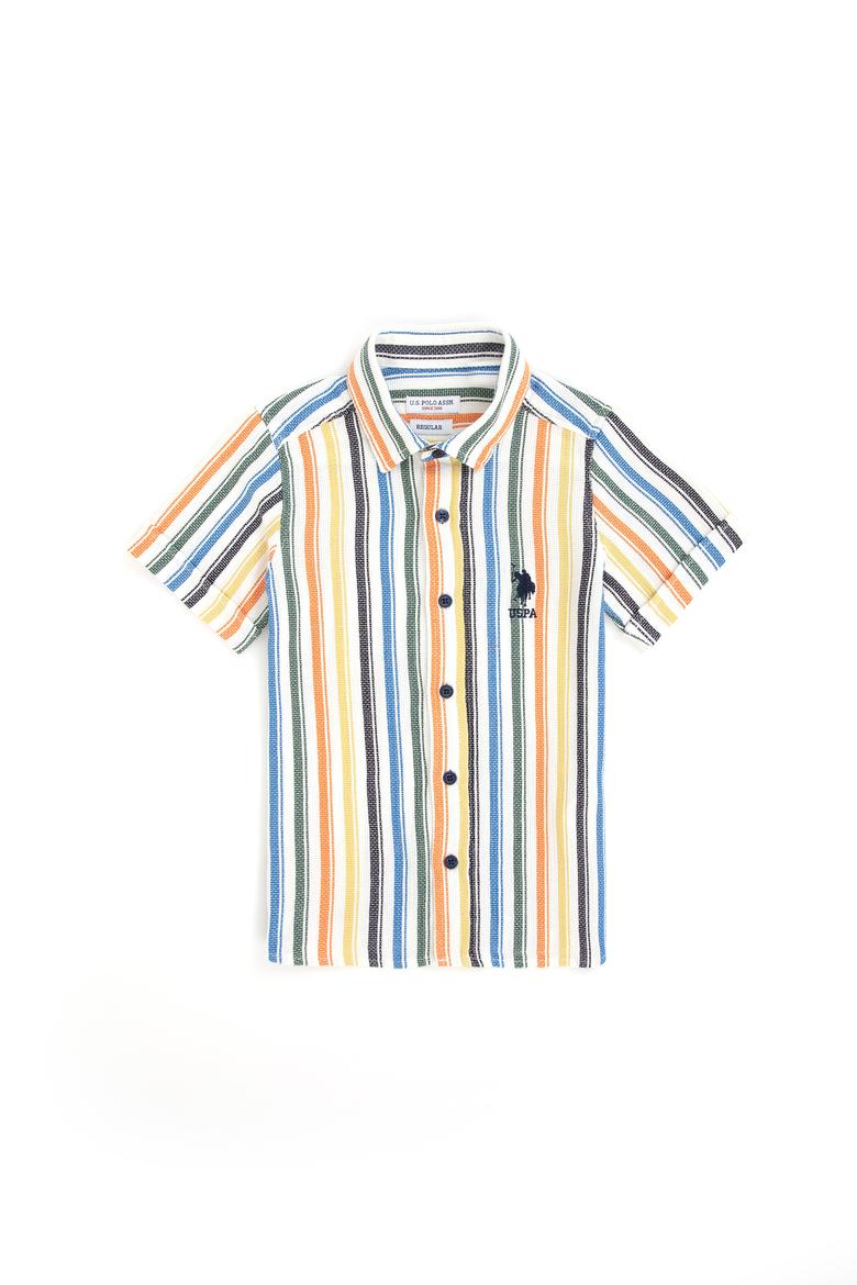 Erkek Çocuk Lacivert Kısa Kollu Gömlek - 50283882022