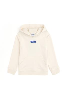 Erkek Çocuk Krem Kapüşonlu Sweatshirt - 50293515039