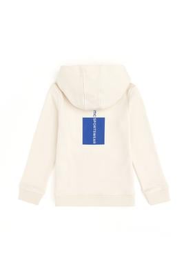 Erkek Çocuk Krem Kapüşonlu Sweatshirt - 50293515039