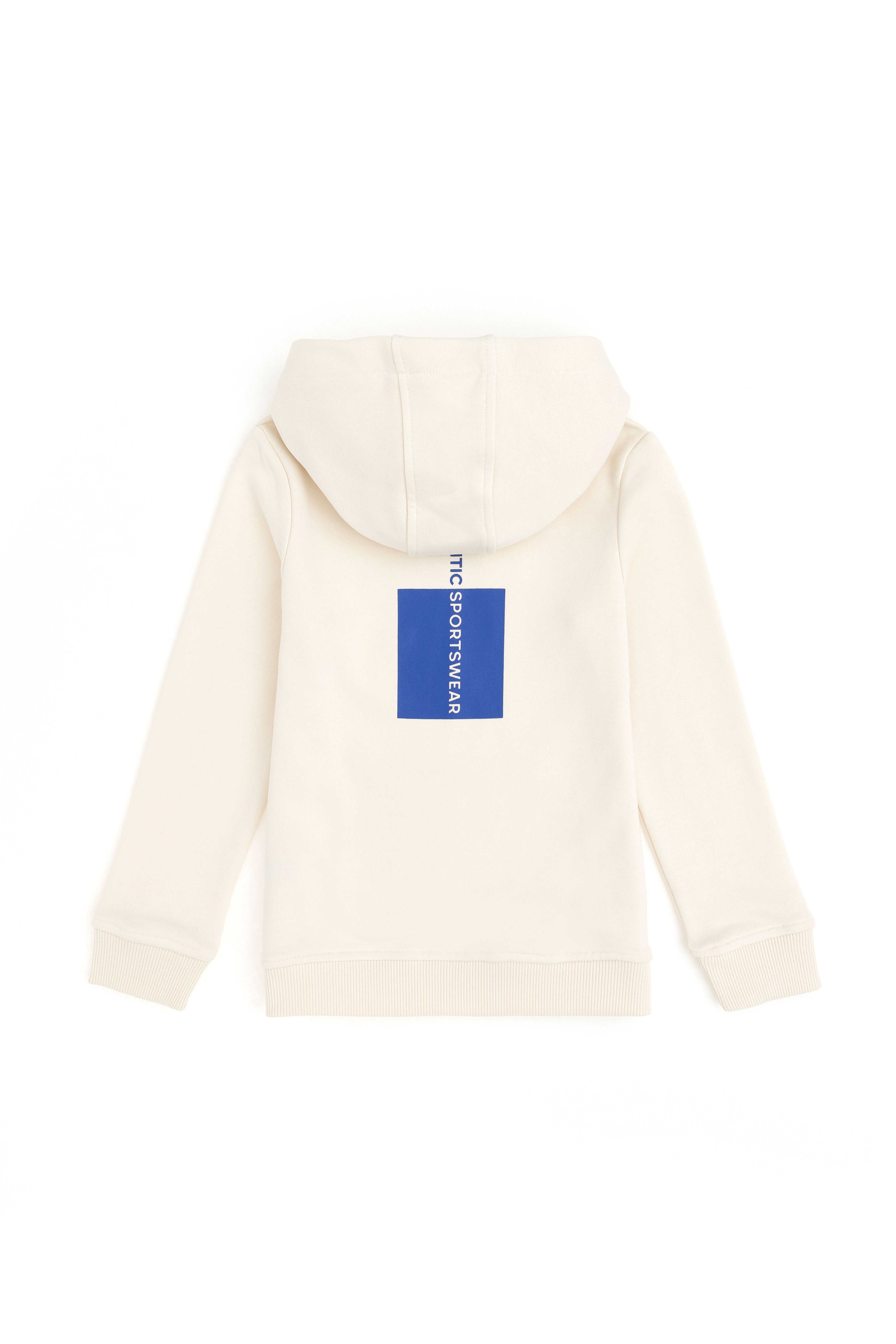 Erkek Çocuk Krem Kapüşonlu Sweatshirt