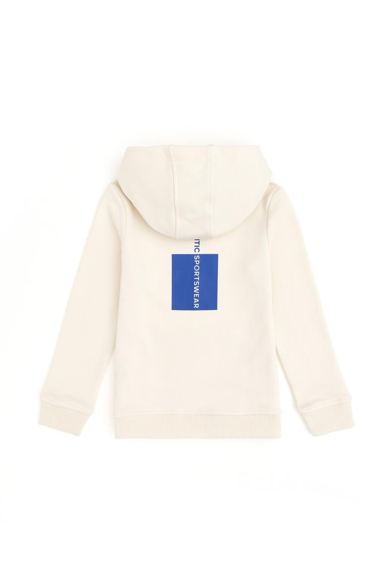 Erkek Çocuk Krem Kapüşonlu Sweatshirt - 50293515039