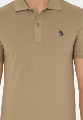 Erkek Haki Basic Tişört - 50294223064