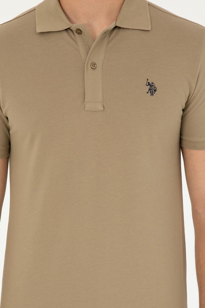 Erkek Haki Basic Tişört - 50294223064