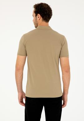 Erkek Haki Basic Tişört - 50294223064
