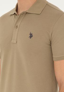 Erkek Haki Basic Tişört - 50294223064