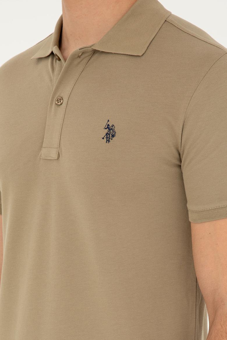 Erkek Haki Basic Tişört - 50294223064