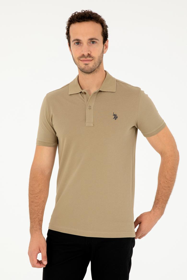 Erkek Haki Basic Tişört