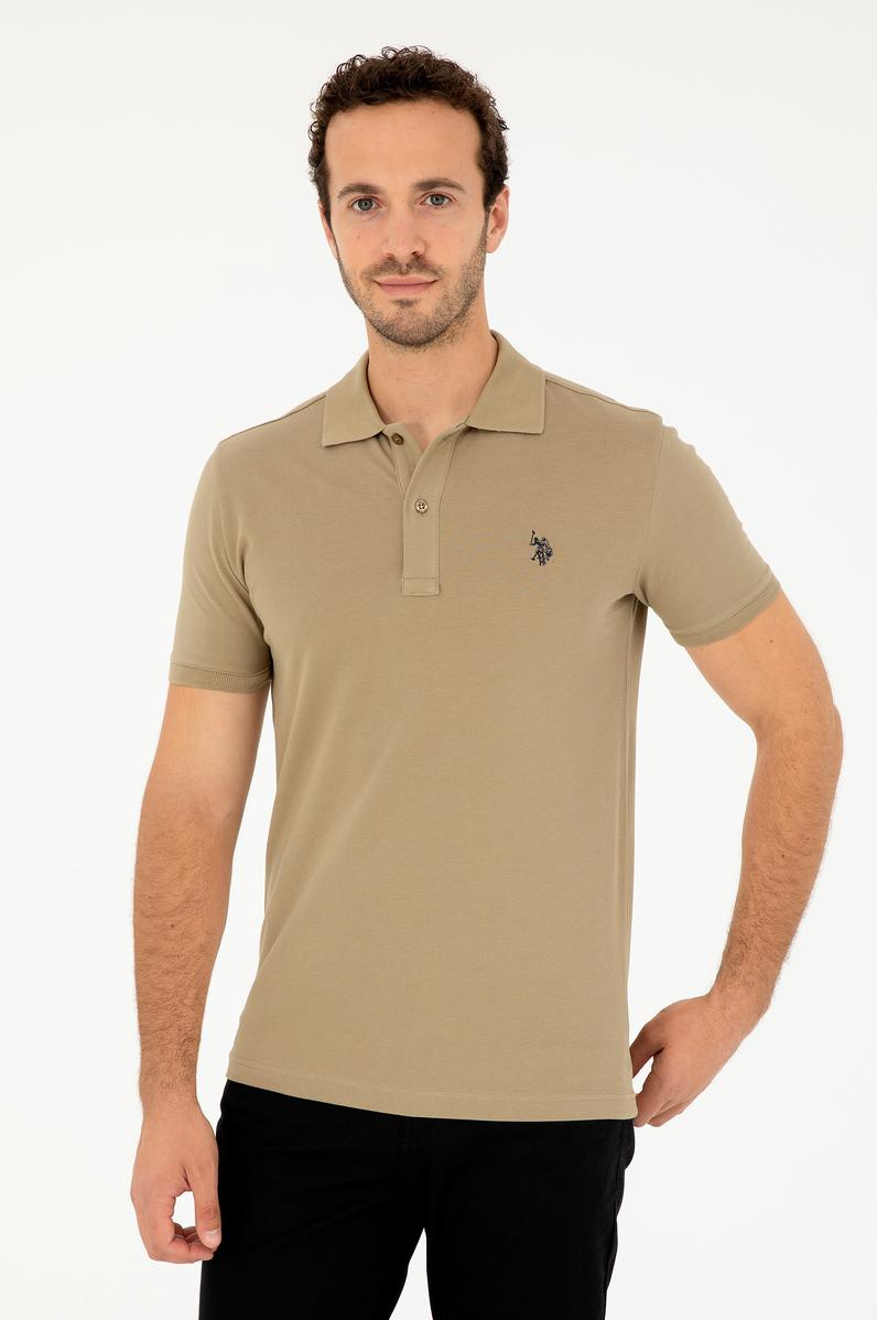 Erkek Haki Basic Tişört