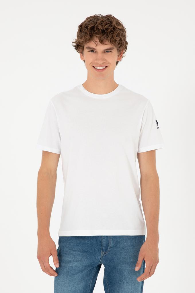 Erkek Beyaz Basic Tişört