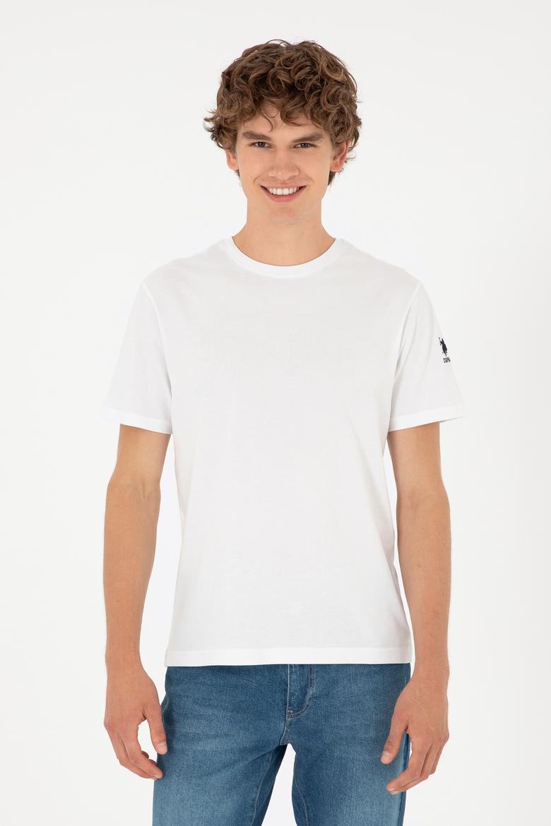 Erkek Beyaz Basic Tişört