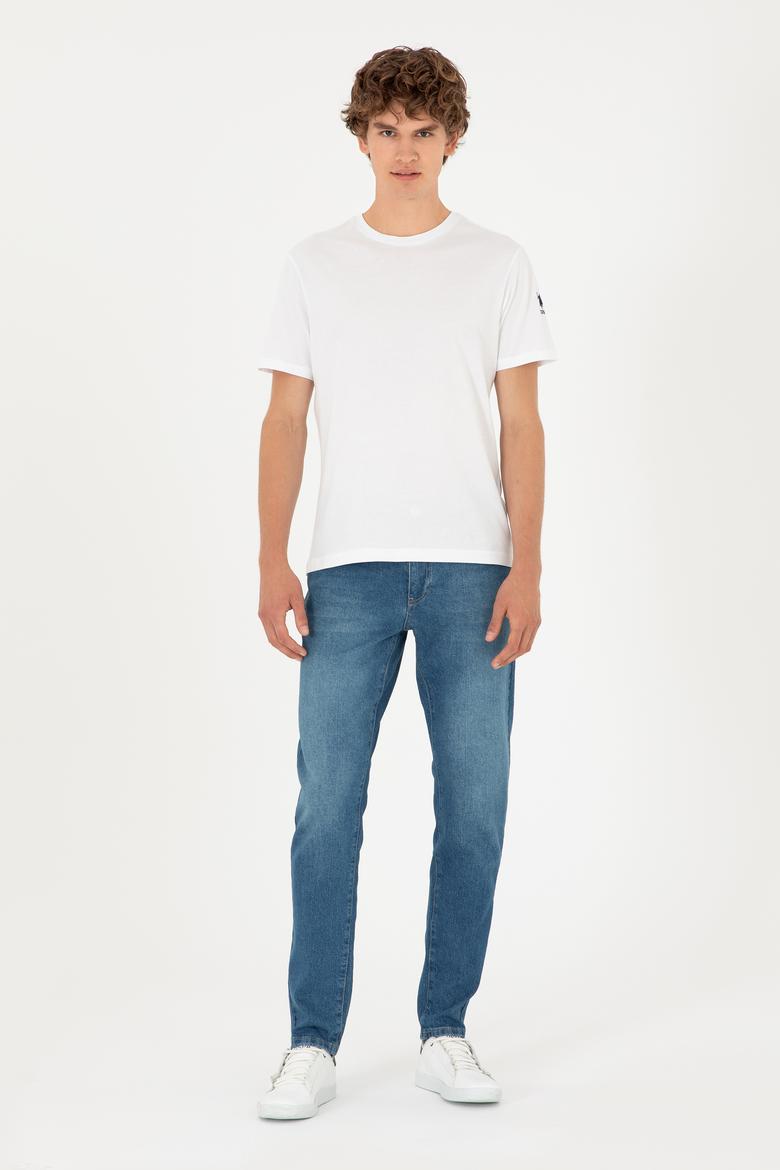 Erkek Beyaz Basic Tişört - 50284618017