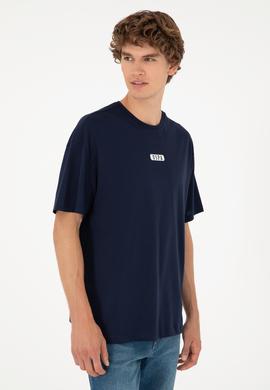 Erkek Lacivert Tişört - 50289280001