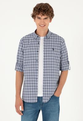 Erkek Lacivert Uzun Kollu Gömlek - 50288662006