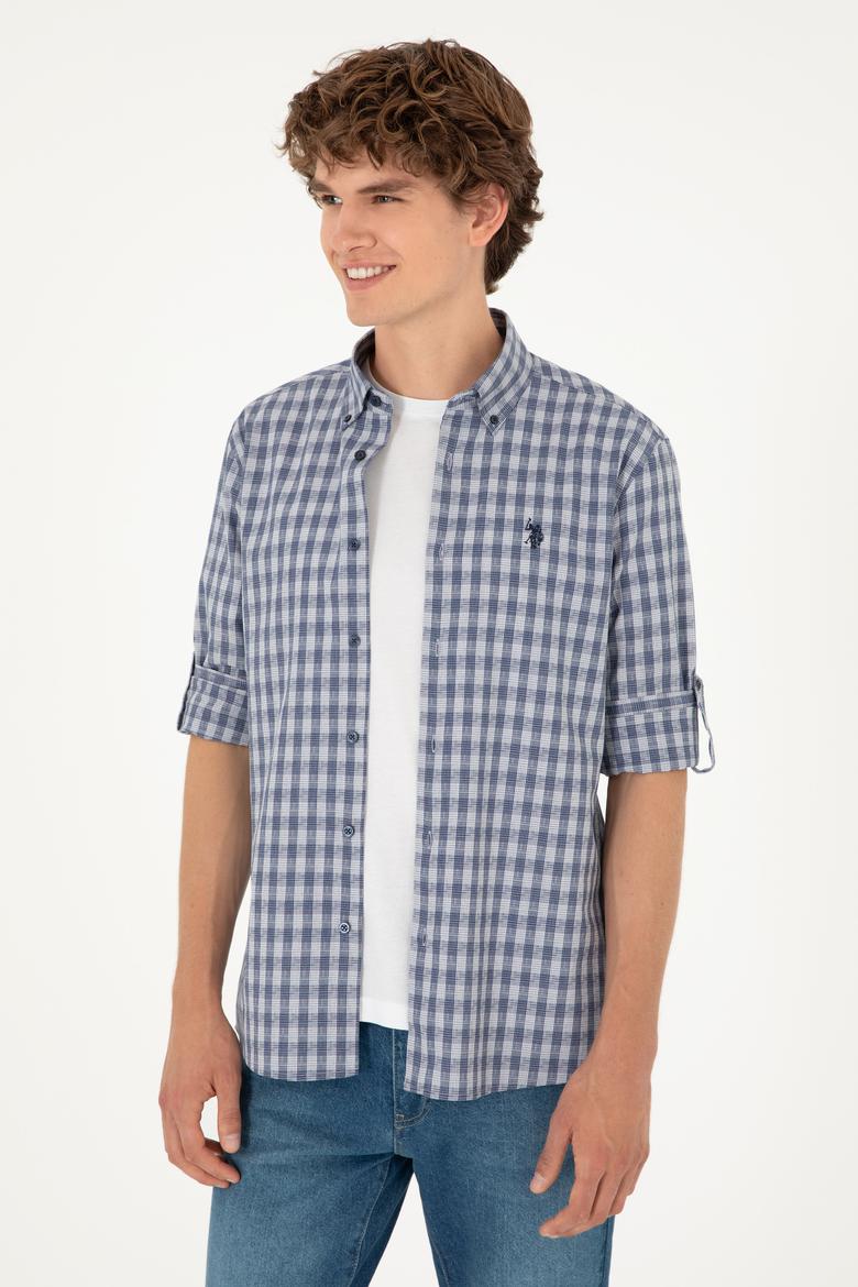 Erkek Lacivert Uzun Kollu Gömlek - 50288662006