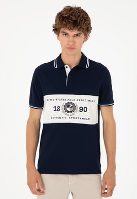 Erkek Regular Fit Polo Yaka Lacivert Tişört - 50281562001