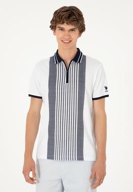 Erkek Oversize Fit Bisiklet Yaka Beyaz Tişört - 50281926007