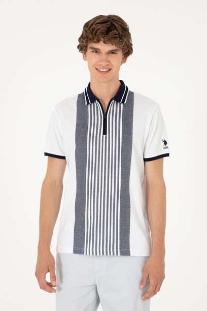 Erkek Oversize Fit Bisiklet Yaka Beyaz Tişört
