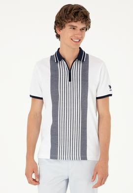 Erkek Oversize Fit Bisiklet Yaka Beyaz Tişört - 50281926007