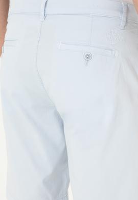 Erkek Açık Mavi Dokuma Şort - 50283948020