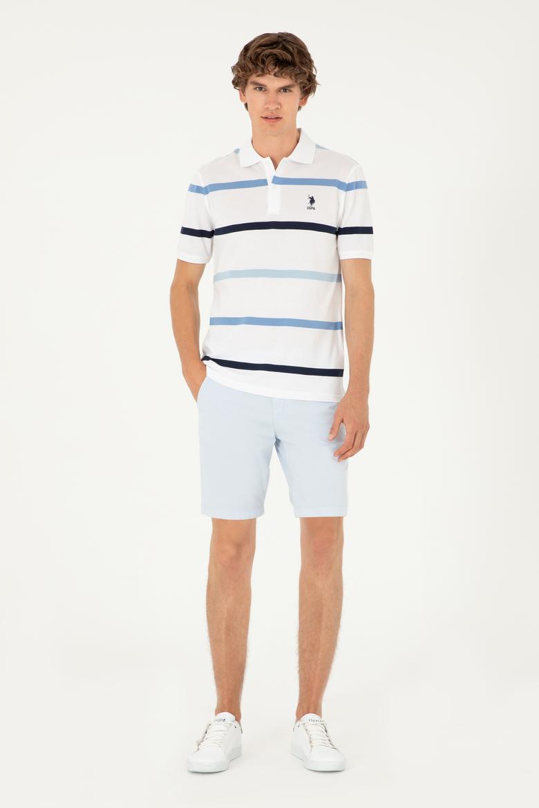 Erkek Açık Mavi Dokuma Şort - 50283948020