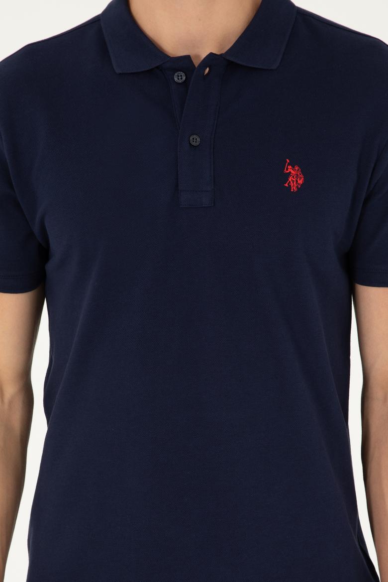 Erkek Lacivert Basic Tişört - 50294223057