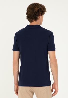 Erkek Lacivert Basic Tişört - 50294223057