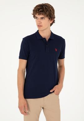 Erkek Lacivert Basic Tişört - 50294223057