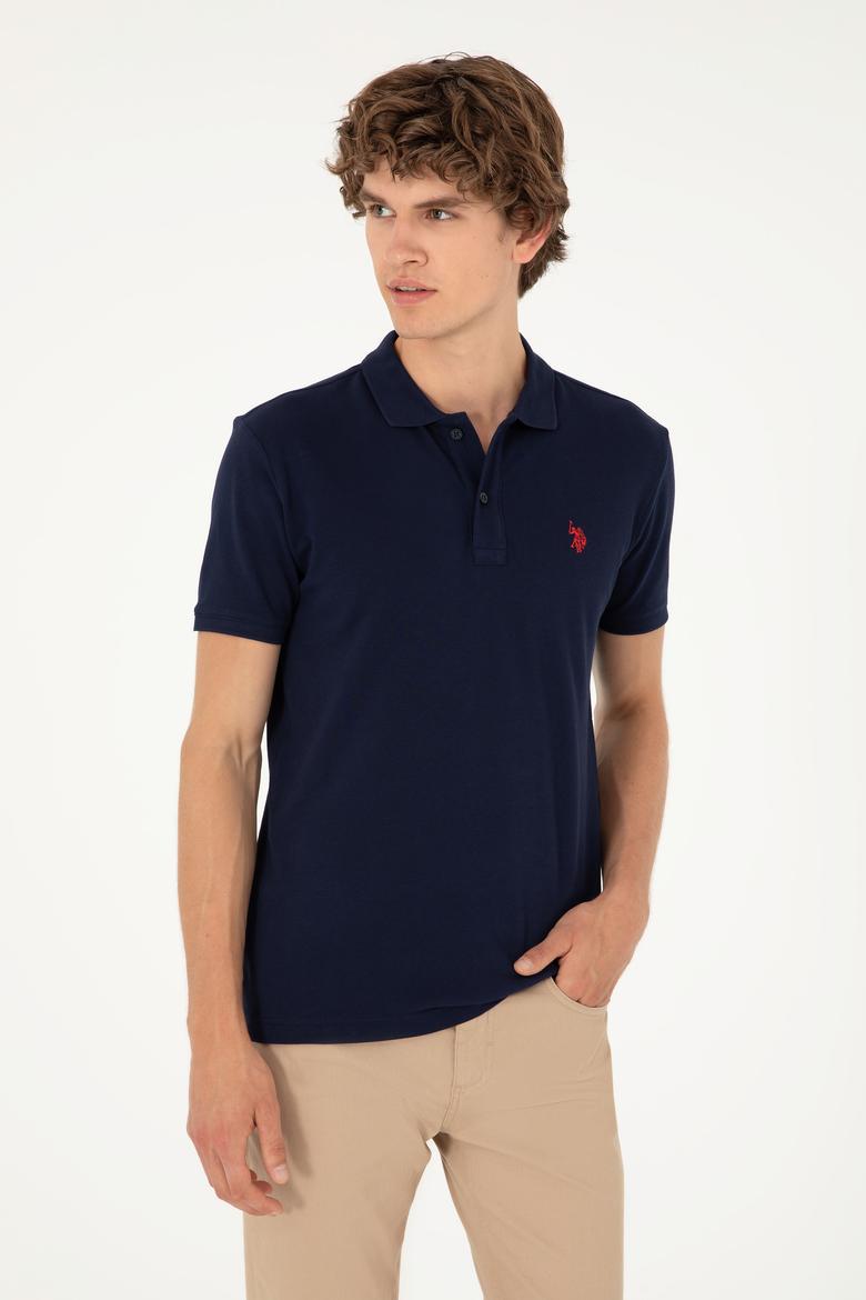 Erkek Lacivert Basic Tişört - 50294223057